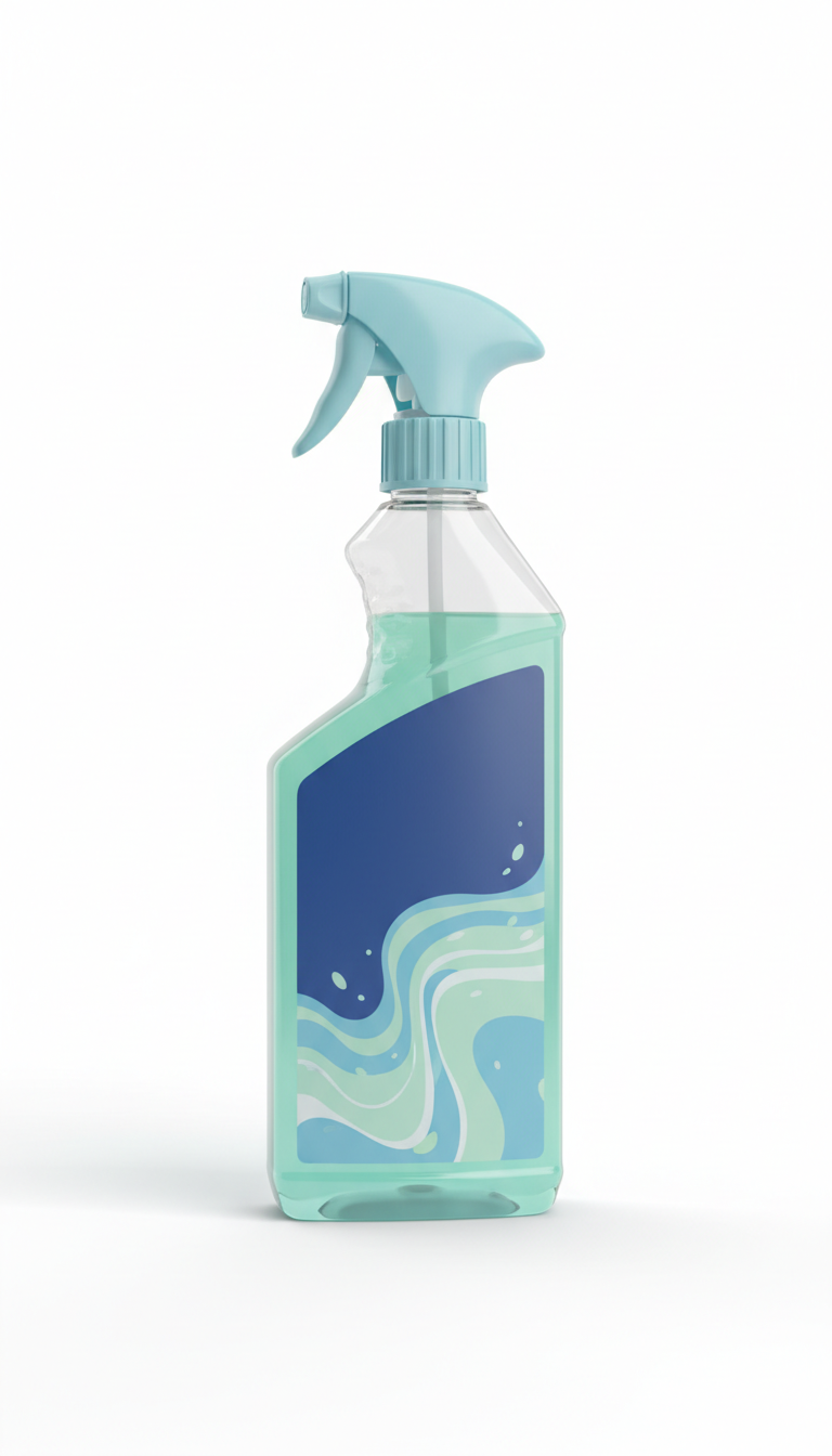 Streak-free Glass Cleaner with Minimalist Finish